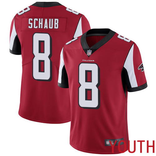 Atlanta Falcons Limited Red Youth Matt Schaub Home Jersey NFL Football 8 Vapor Untouchable